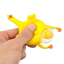 Load image into Gallery viewer, Funny Squishy Squeeze Toys Chicken and Eggs Key Chain Ornaments - 10 Pack