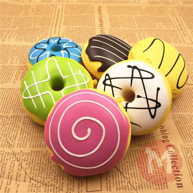 Wholesale Popular Donut Squishy Colorful - 10cm