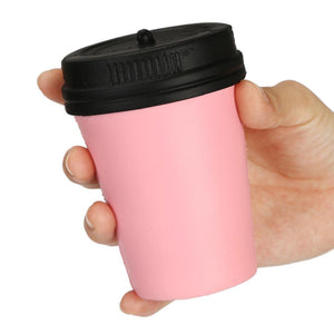 Wholesale Jumbo Pink Coffee Cup Squishy Slow Rising Sweet Scented - 11 cm