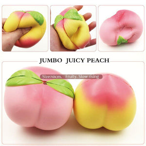 Wholesale Jumbo Juicy Peach Squishy Mix Color - 10cm
