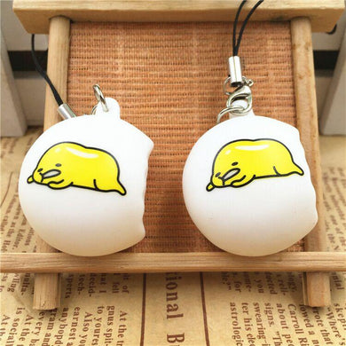 Wholesale Popular Small Phone Charm Lazy Egg Squishy - 10 Pack