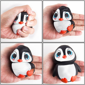 Wholesale Jumbo Penguin Squishy Slow Rising Sweet Scented - 5.5 Inch