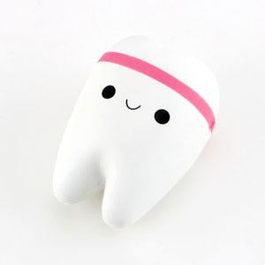 Wholesale Jumbo Tooth Squishy Mix Color - 11cm