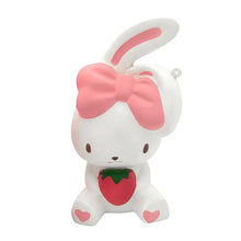 Load image into Gallery viewer, Wholesale Jumbo Bow Rabbit Squishy Mixed Colors - 14cm