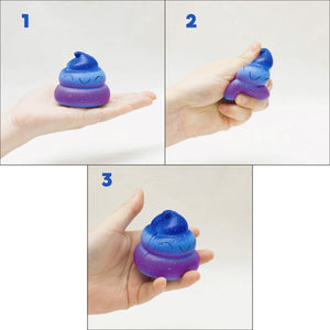 Wholesale Poop Emoji Stress Reliever, Kingfansion Scented Poop Squishy Mixed Two Styles - 10 Pack
